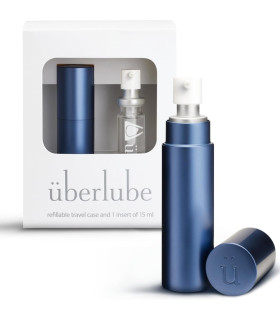 Лубрикант на силиконовой основе Uberlube в голубом футляре, 15 мл - No Taboo