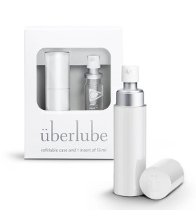 Лубрикант на силиконовой основе Uberlube в белом футляре, 15 мл - No Taboo