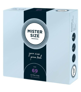 Презервативы латексные Mister Size Extra Large 69 мм, 36 шт - No Taboo