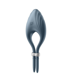 Эрекционное виброкольцо Satisfyer Duelist регулируемое, голубое, 14 х 5 см - No Taboo
