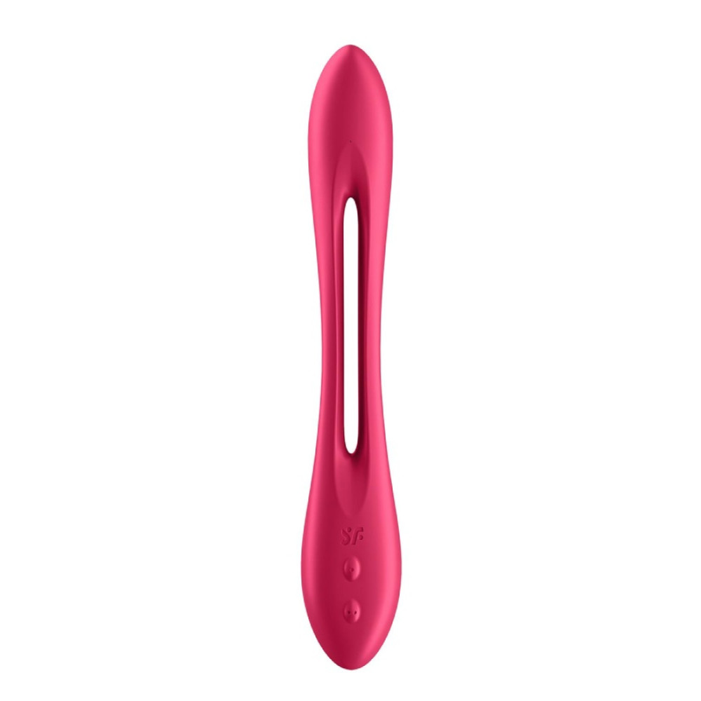 Гибкий универсальный вибратор Satisfyer Elastic Joy, красный, 19.9 х 3.3 см фото №3 — секс игрушки: Украина, NO TABOO