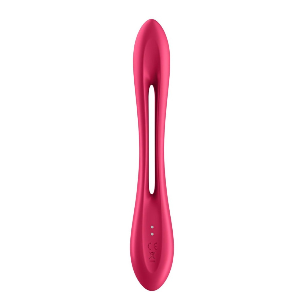 Гибкий универсальный вибратор Satisfyer Elastic Joy, красный, 19.9 х 3.3 см фото №4 — секс игрушки: Украина, NO TABOO