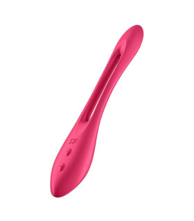 Вібратор універсальний Satisfyer Elastic Joy гнучкий, червоний, 19.9 х 3.3 см - No Taboo