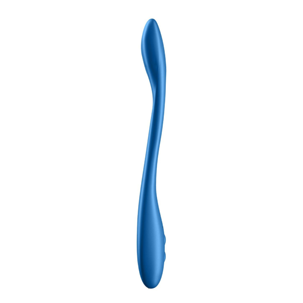 Вибратор универсальный Satisfyer Elastic Game, голубой, 19.9 х 3.1 см фото №6 — секс игрушки: Украина, NO TABOO