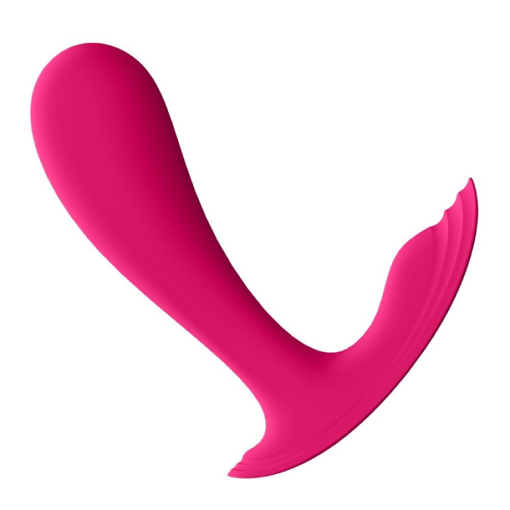 Вибратор для точки G Satisfyer Top Secret с приложением, розовый, 11 х 3 см фото №4 — секс игрушки: Украина, NO TABOO