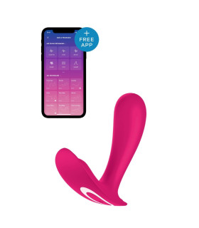 Вібратор для точки G Satisfyer Top Secret з додатком, рожевий, 11 х 3 см - No Taboo