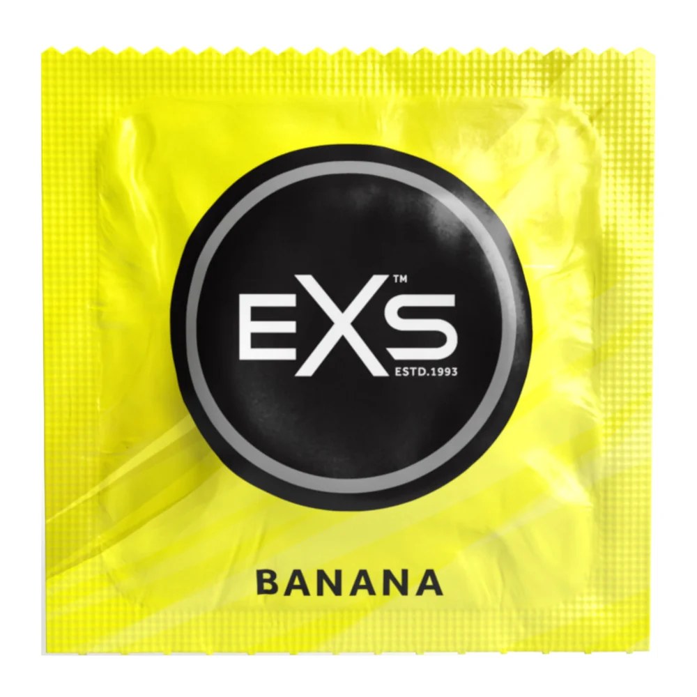 Презерватив Exs Banana с ароматом банана, 1 шт, фото №0 — секс шоп Украина, NO TABOO