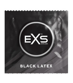 Презерватив EXS Black Latex, чорний, 1 шт - No Taboo