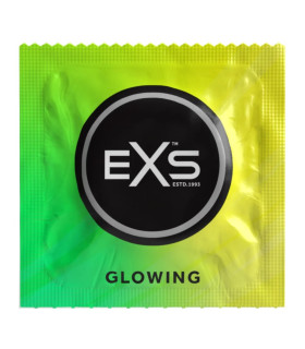 Презервативи EXS Glowing, що світяться, 3 шт - No Taboo