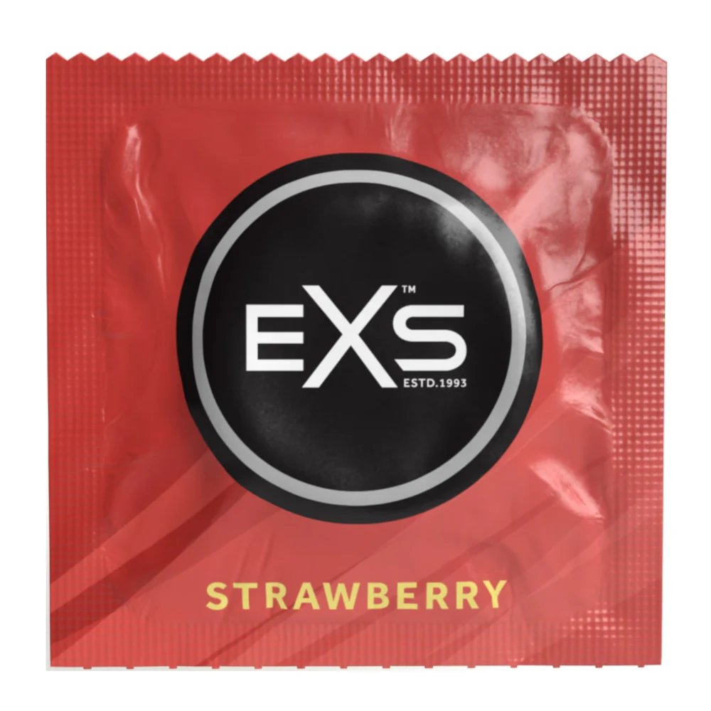 Презерватив EXS Strawberry с ароматом клубники, 1 шт, фото №0 — секс шоп Украина, NO TABOO