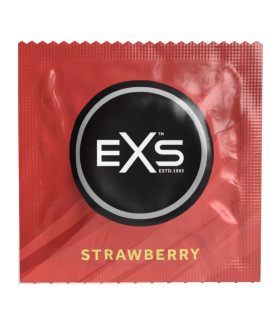 Презерватив EXS Strawberry з ароматом полуниці, 1 шт - No Taboo