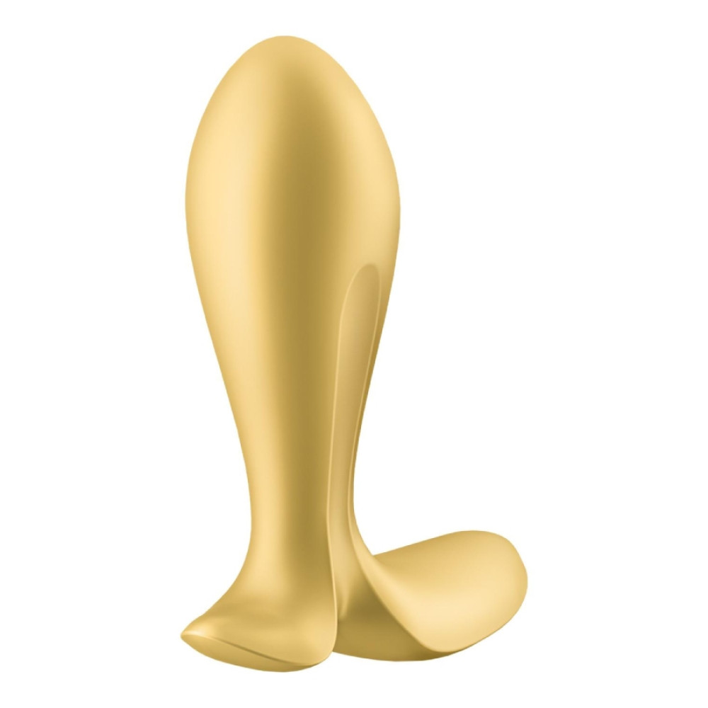 Анальний вібратор Satisfyer Intensity з додатком, жовтий, 11.3 х 3.7 см фото №4 — секс іграшки: Україна, NO TABOO