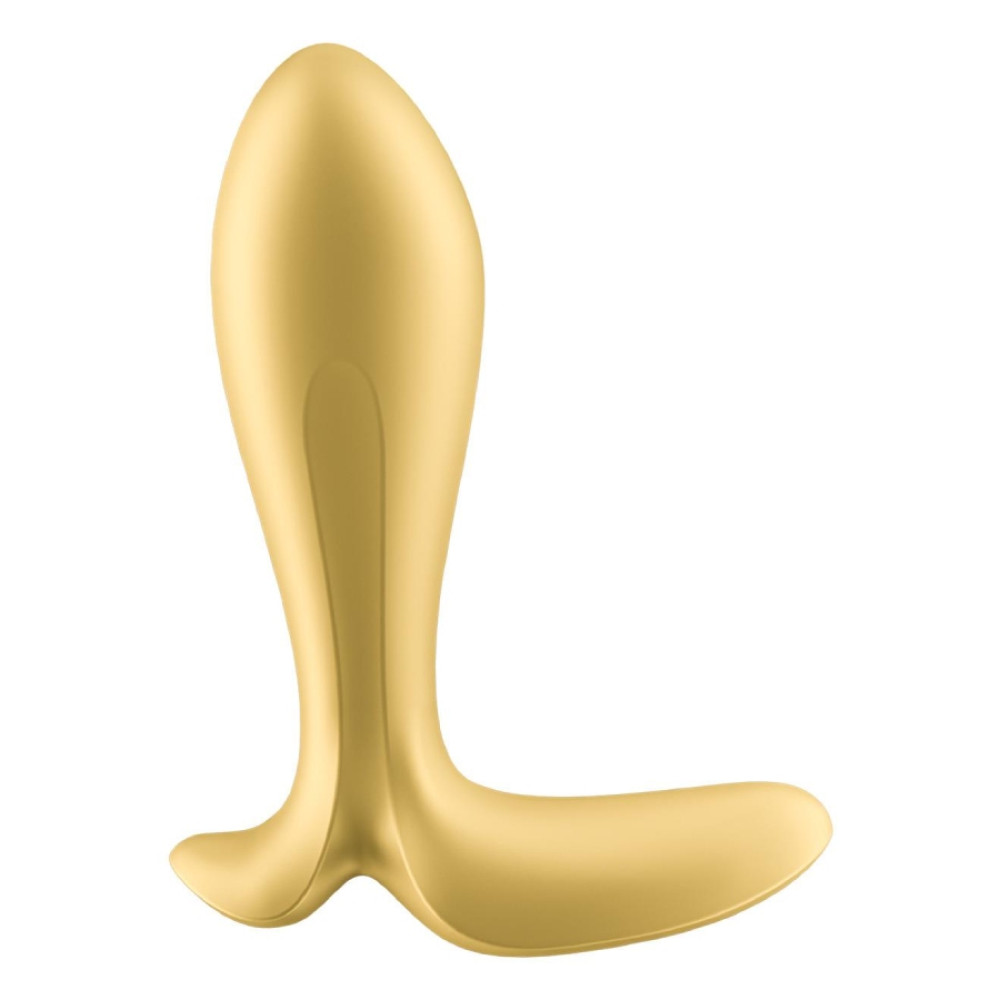 Анальний вібратор Satisfyer Intensity з додатком, жовтий, 11.3 х 3.7 см фото №5 — секс іграшки: Україна, NO TABOO