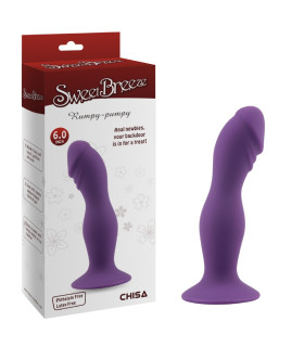Насадка для страпона Chisa Rumpy-pumpy, фиолетовая, 15 х 3.5 см - No Taboo