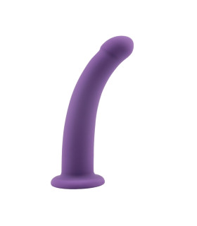 Насадка для страпона Chisa Bend Over L, фиолетовая, 17.8 х 3.8 см - No Taboo