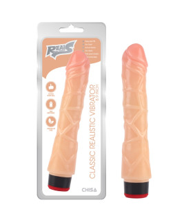 Вібратор реалістичний Chisa Real Touch S 8.9, бежевий, 22.7 х 4.1 см - No Taboo
