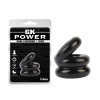 Эрекционное кольцо Chisa Dual Pleasure на пенис и мошонку, черное, 5 х 4.3 см фото №1 — секс игрушки: Украина, NO TABOO