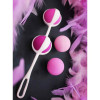 Шарики Gvibe Geisha Balls 2 для тренировки интимных мышц, розовые, 17 х 3 см фото №4 — секс игрушки: Украина, NO TABOO