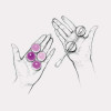 Шарики Gvibe Geisha Balls 2 для тренировки интимных мышц, розовые, 17 х 3 см фото №9 — секс игрушки: Украина, NO TABOO