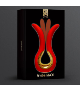 Вібратор універсальний Gvibe MAXI червоний, 14.9 х 7.7 см - No Taboo