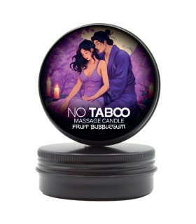 Свеча массажная NO TABOO, 30 мл, Fruit Bubblegum с ароматом фруктовой жвачки - No Taboo