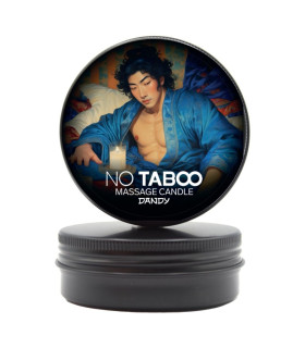 Свеча массажная NO TABOO, 30 мл, Dandy с ароматом мужского парфюма - No Taboo