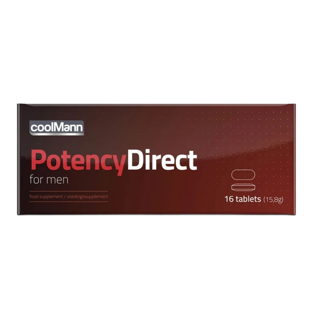 Таблетки для повышения потенции Cobeco CoolMann Potency Direct, 16шт, фото №0 — секс шоп Украина, NO TABOO