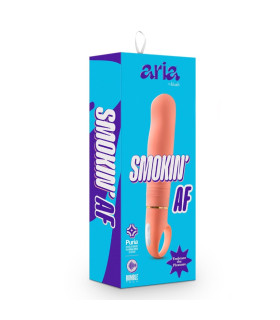  Вибратор для точки G Blush Aria Smokin AF бежевый, 15.2 х 3.8 см - No Taboo