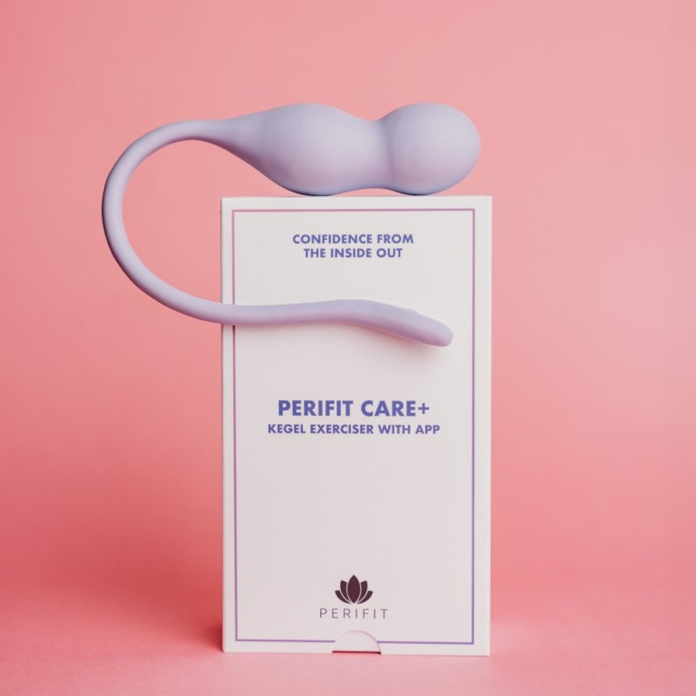 Вагинальный тренажер для упражнения Кегеля Perifit Care+ фиолетовый, 6.3 х 2.7 см фото №3 — секс игрушки: Украина, NO TABOO