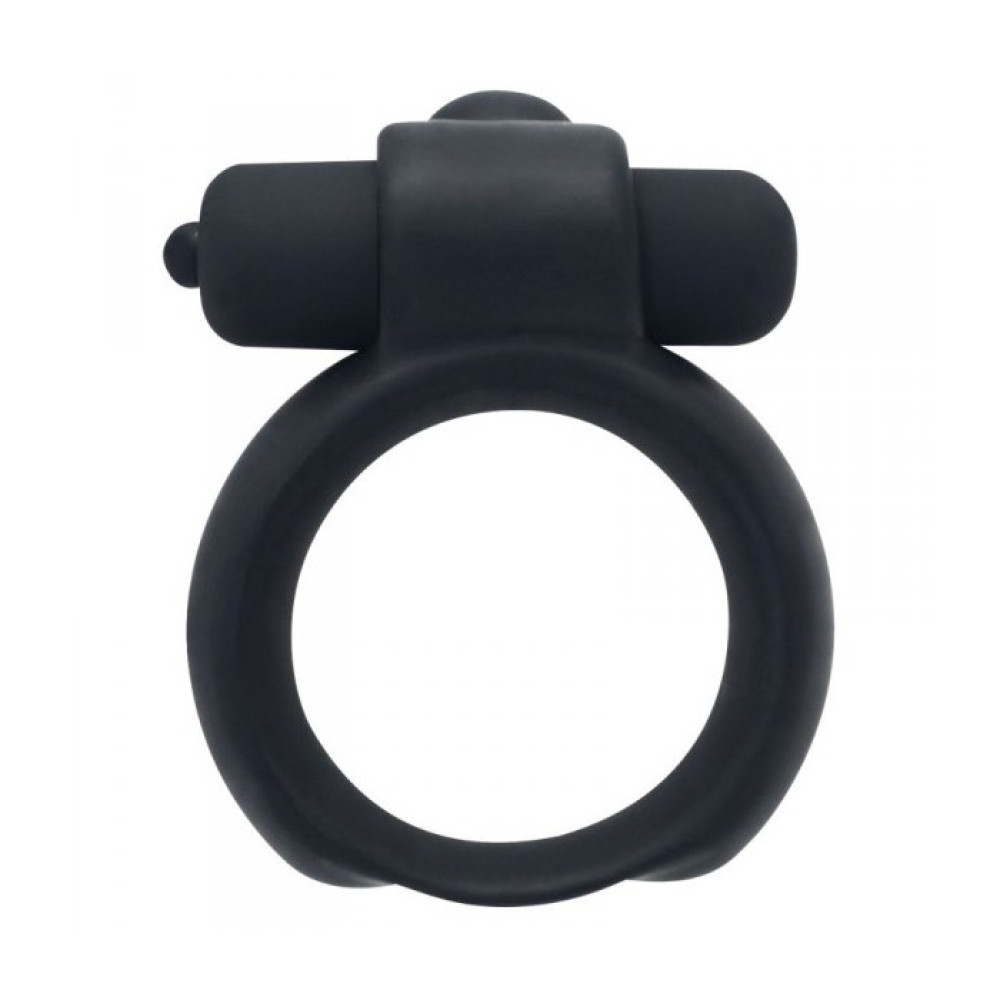 Эрекционное виброкольцо Toyz4Lovers черное, 6 х 4 см фото №2 — секс игрушки: Украина, NO TABOO