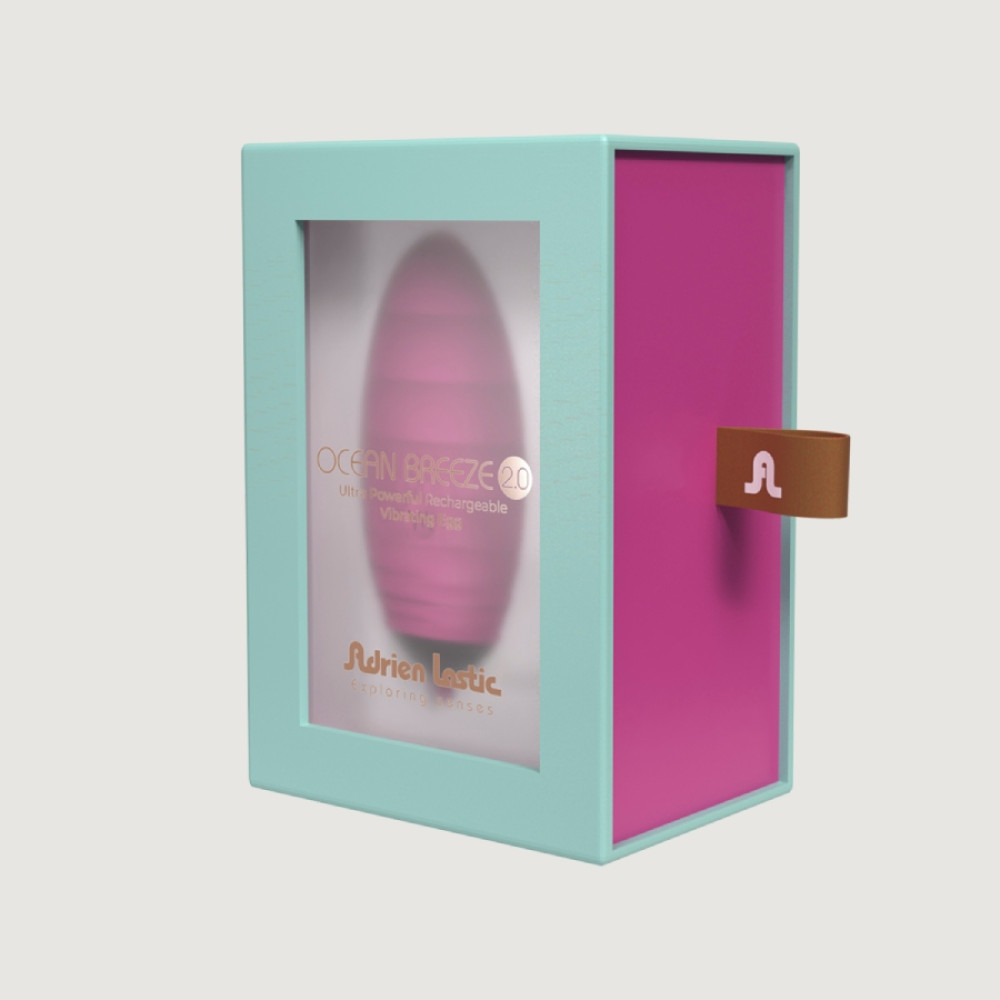 Виброяйцо Adrien Lastic Ocean Breeze 2.0 розовое, 7.5 х 2.4 см фото №2 — секс игрушки: Украина, NO TABOO
