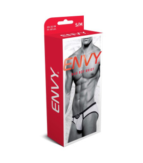 Мужские трусы S-M Envy Bad Boy, белые - No Taboo