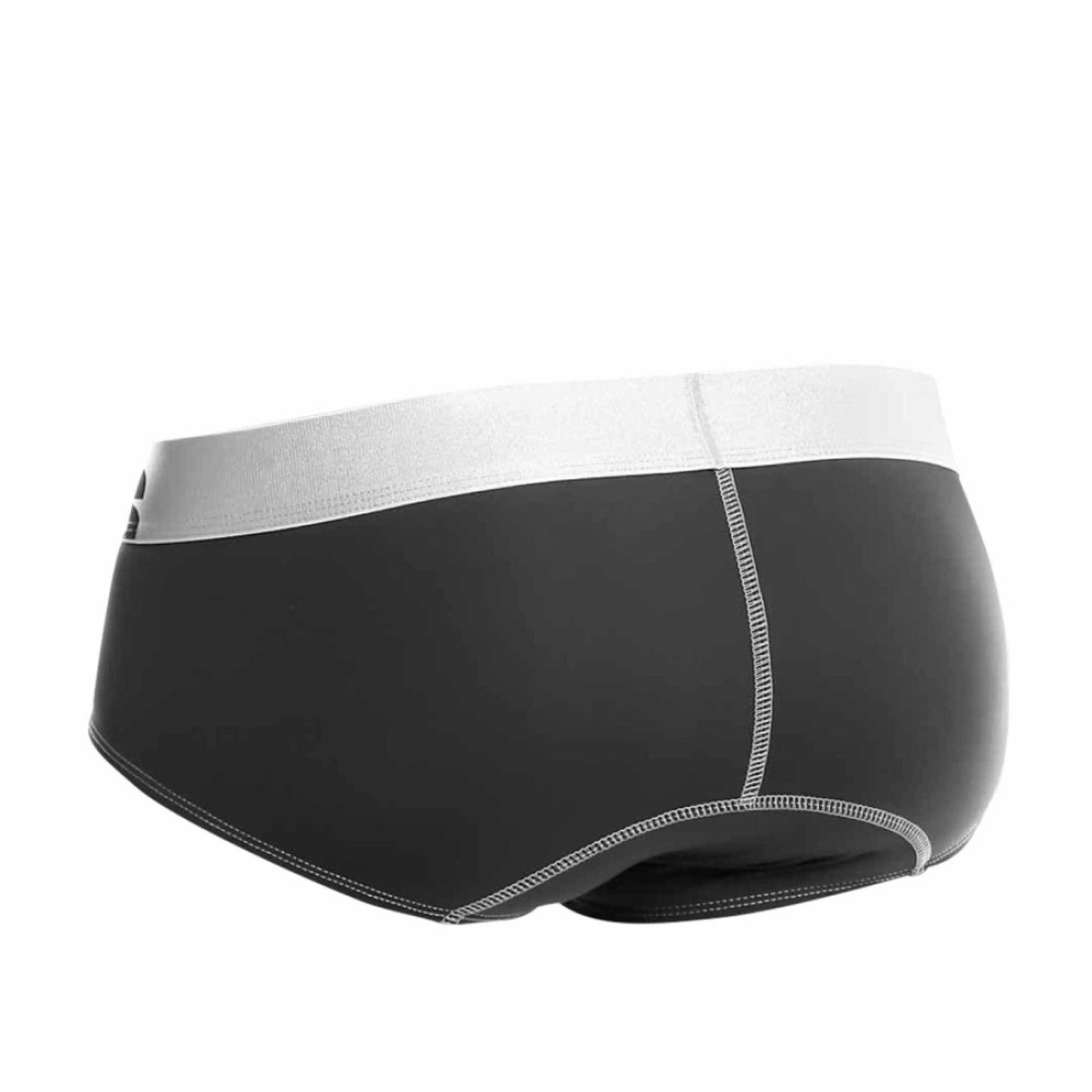 Мужские трусы MaleBasics Microfiber Brief черные, S, фото №5 — секс шоп Украина, NO TABOO