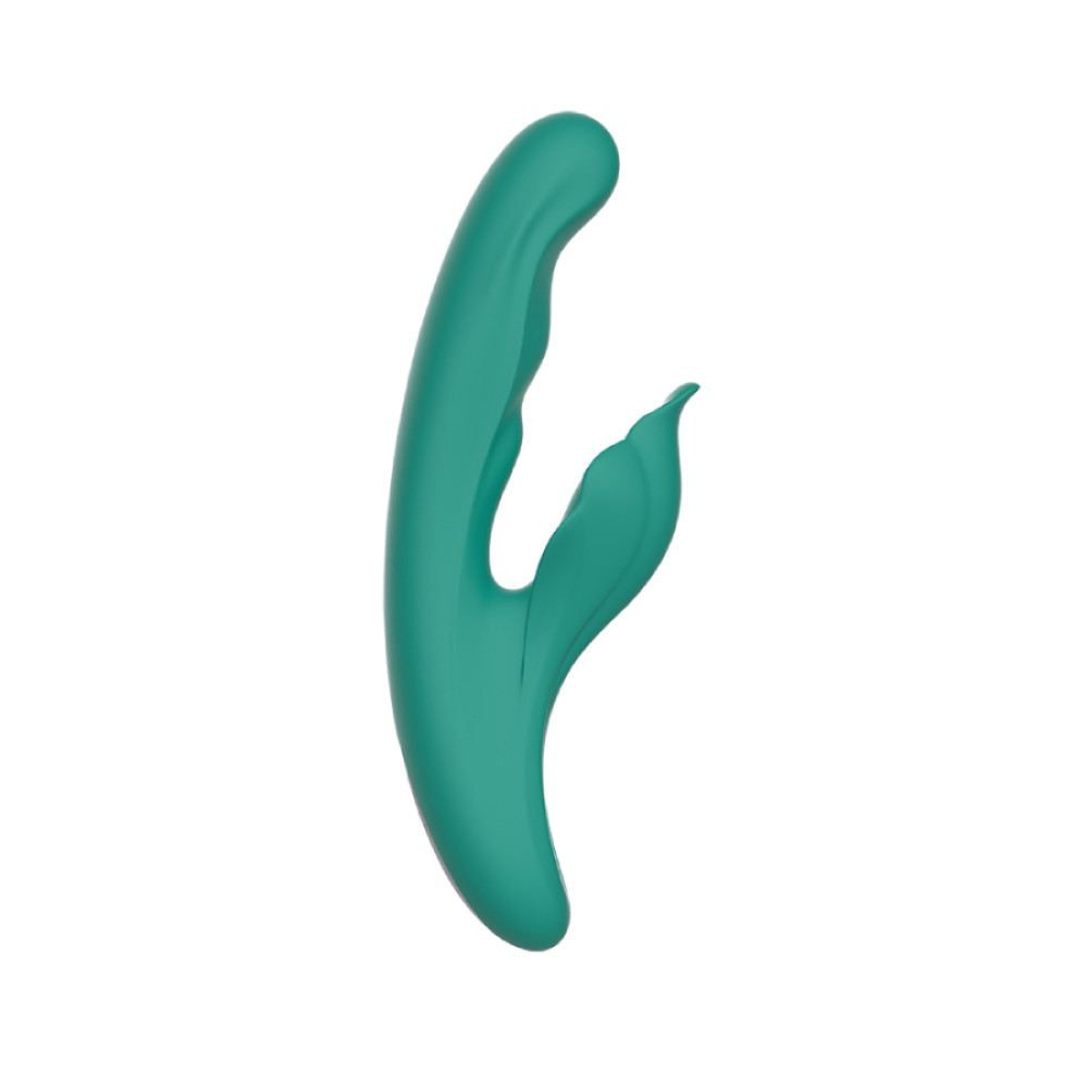 Вибратор-кролик Kymo Chisa Kissen зеленый, 23.5 см х 8.9 см фото №3 — секс игрушки: Украина, NO TABOO