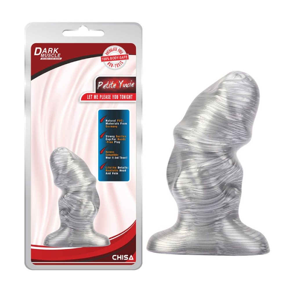 Анальная пробка Chisa Dark Muscle Petite Yucie серебряная, 9.2 х 3.9 см фото №0 — секс игрушки: Украина, NO TABOO