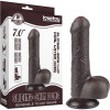 Фаллоимитатор с мошонкой Lovetoy Sliding Skin Dong на присоске черный, 18.3 х 3.5 см фото №1 — секс игрушки: Украина, NO TABOO