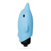 Мини-вибратор Crushios Dolphin з 10 скоростями, голубой, 7.5 х 2.6 см фото №1 — секс игрушки: Украина, NO TABOO