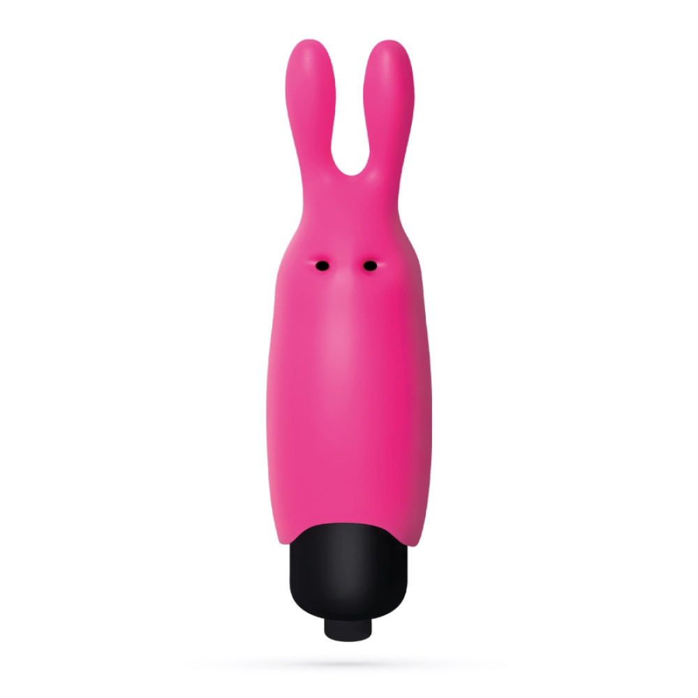 Мини-вибратор вибропуля с насадкой Crushios O-Pet Rabbit розового цвета, 8.8 х 2.4 см фото №0 — секс игрушки: Украина, NO TABOO
