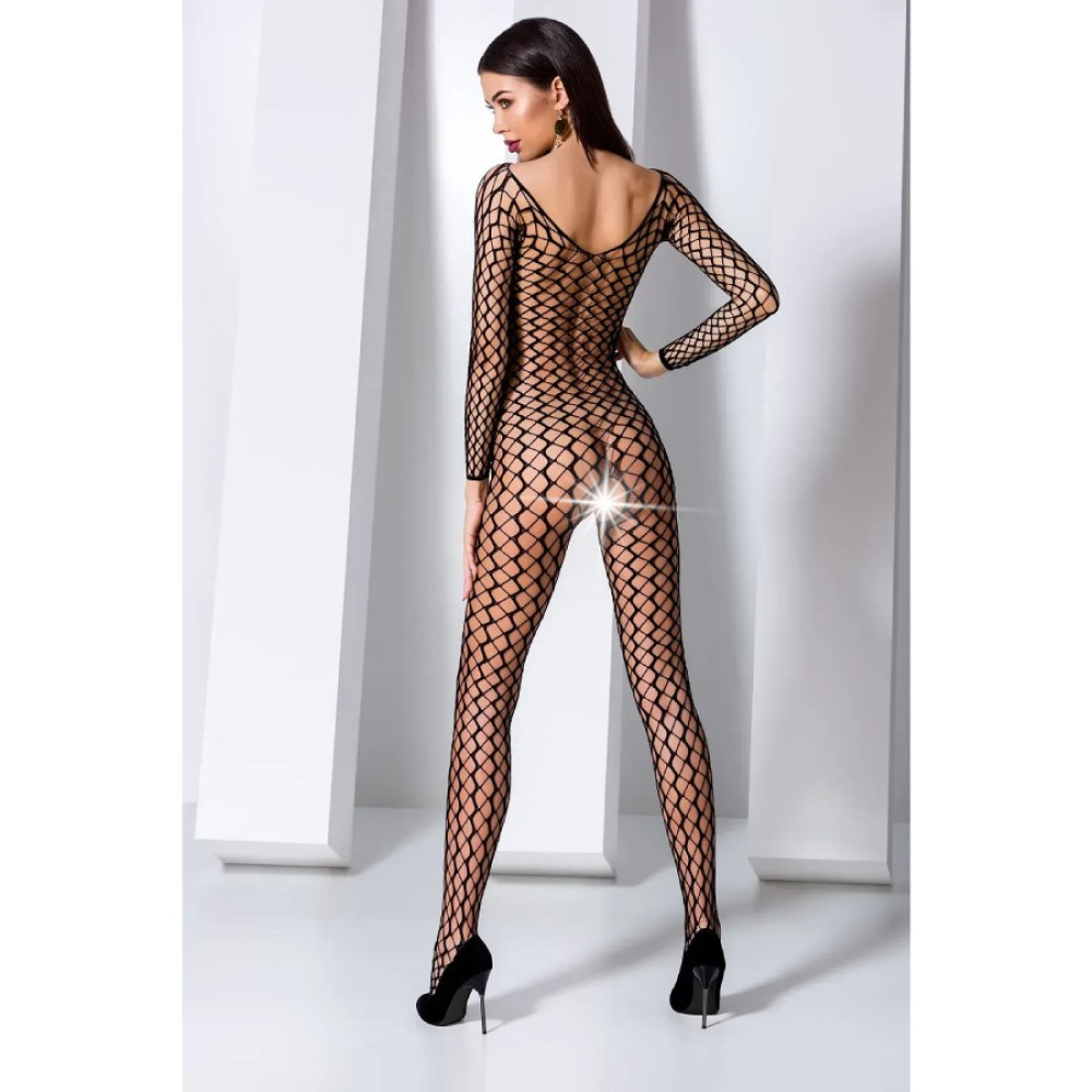 Комбинезон сетка Passion BS068, черный, One size, фото №2 — секс шоп Украина, NO TABOO