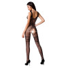 Комбинезон Passion BS069, с интимным вырезом, черный, One size, фото №2 — секс шоп Украина, NO TABOO