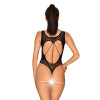 Эротичный боди Obsessive B127 XL/XXL, с вырезами, черное, фото №2 — секс шоп Украина, NO TABOO