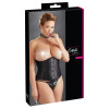 Корсет для талии Cottelli Curves Underbust Corset на крючках и шнуровке, 2XL, фото №2 — секс шоп Украина, NO TABOO