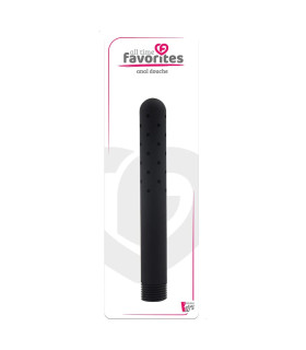 Насадка для анального душа Dreamtoys, черная, 15 х 2 см - No Taboo