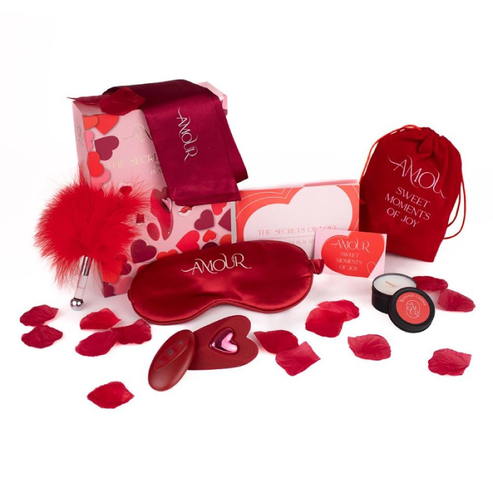 Подарочный набор Dreamtoys The Secret Of Love, красный, 7 предметов фото №2 — секс игрушки: Украина, NO TABOO