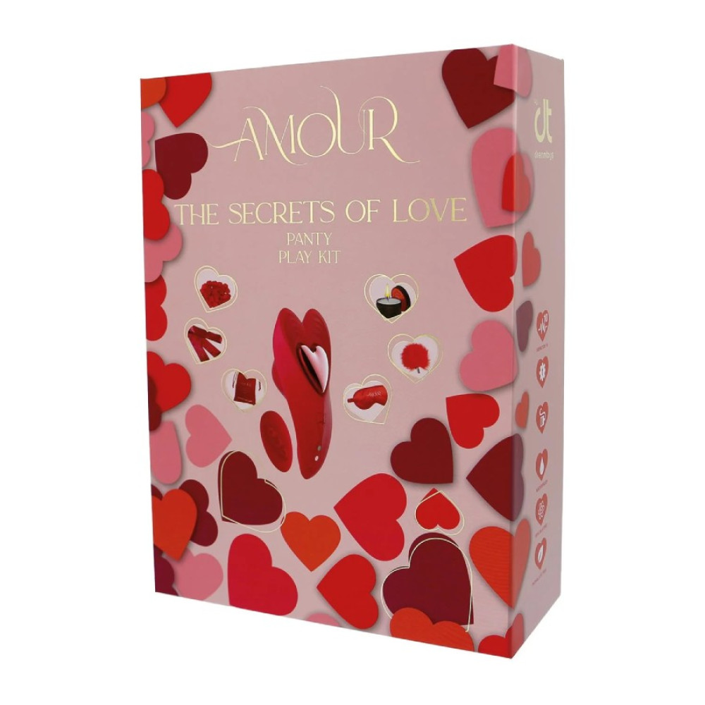 Подарочный набор Dreamtoys The Secret Of Love, красный, 7 предметов фото №0 — секс игрушки: Украина, NO TABOO