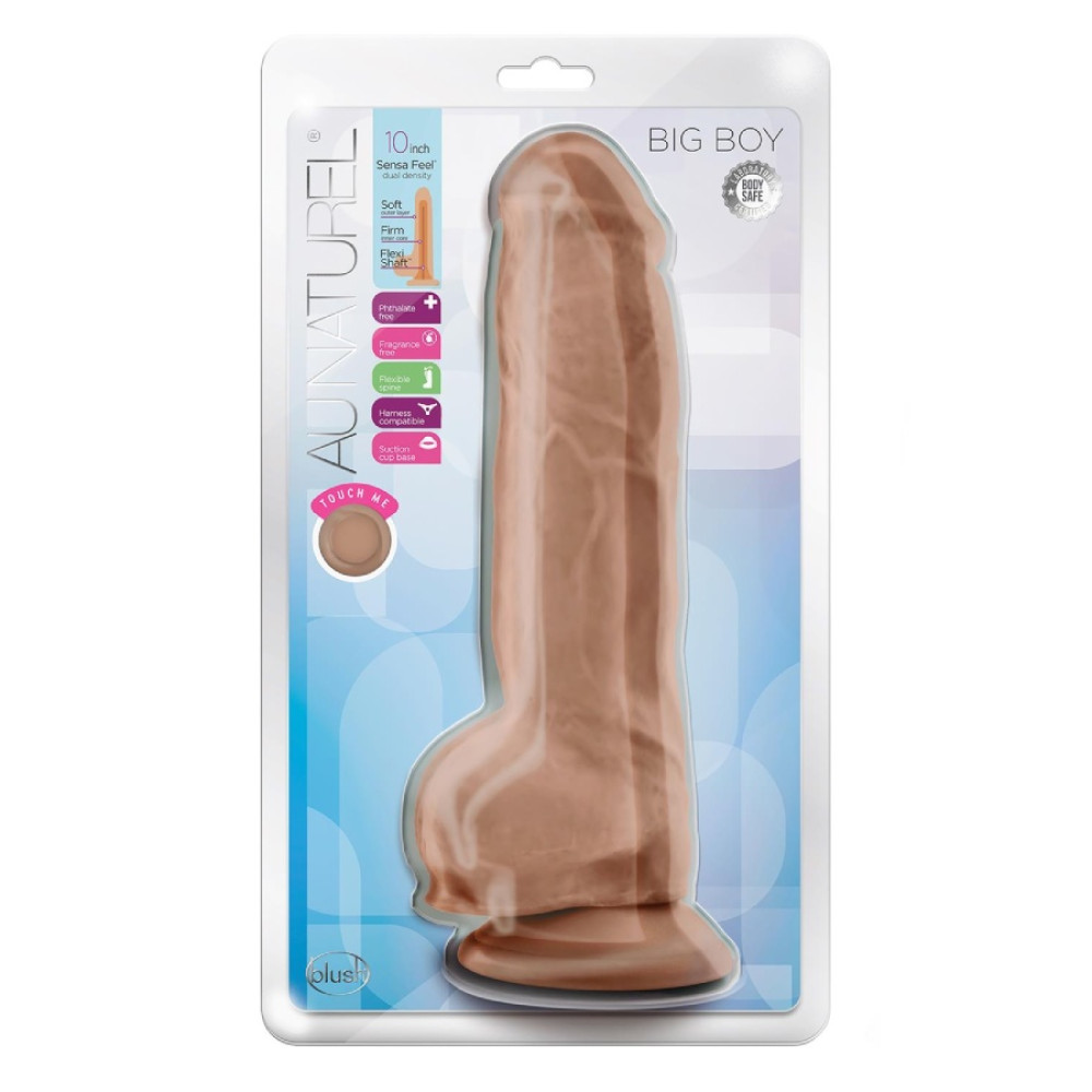 Фаллоимитатор реалистичный Blush Big Boy на присоске, бежевый, 17.7 х 6.3 см фото №2 — секс игрушки: Украина, NO TABOO
