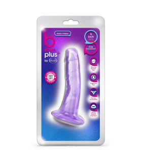 Фалоімітатор реалістичний Blush Hard N’ Happy на присосці, фіолетовий, 13.9 х 3.1 см - No Taboo