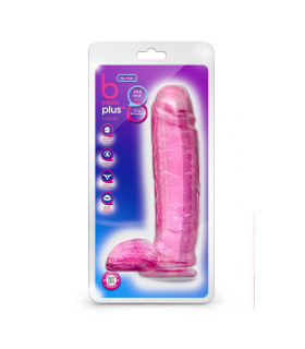 Фаллоимитатор реалистичный Blush Big N' Bulky на присоске, розовый, 26.7 х 6.3 см - No Taboo