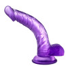 Фаллоимитатор реалистичный Blush Sweet N Hard на присоске, фиолетовый, 21.5 х 3.8 см фото №2 — секс игрушки: Украина, NO TABOO
