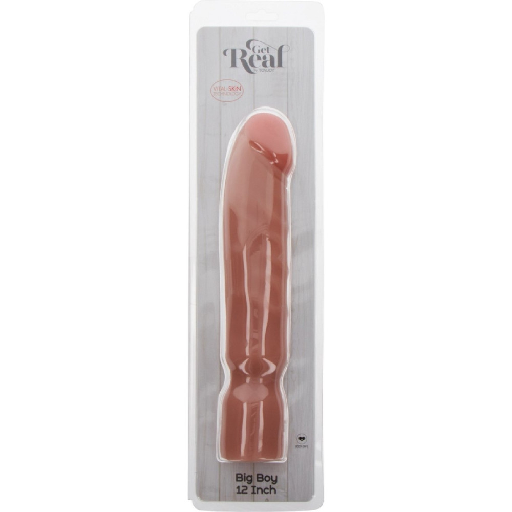 Фалоімітатор реалістичний Toy Joy Big Boy бежевий, 30 х 5.8 см фото №2 — секс іграшки: Україна, NO TABOO